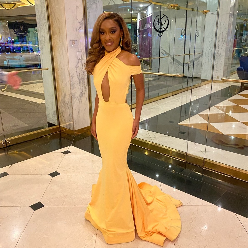 Yellow Mermaid Dress